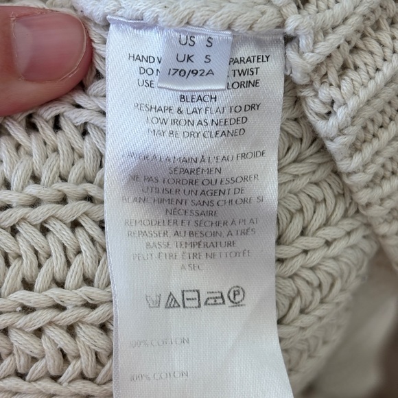 Free People Frankie Cable Knit Sweater in Ivory - Picture 4 of 7